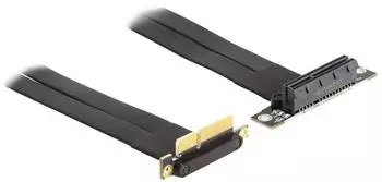 DeLock Riser Karte PCIe x4 90&deg; gewinkelt mit Kabel 60cm (88045)