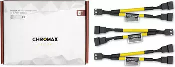 Noctua NA-SYC1 chromax.yellow Y-Splitterkabelset f&uuml;r L&uuml;fter, 4-Pin, gelb (NA-SYC1)