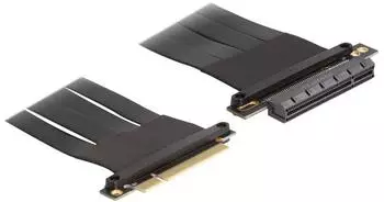 DeLock PCIe Riser Karte x8 Stecker zu x8 Slot mit Kabel 60cm (88030)