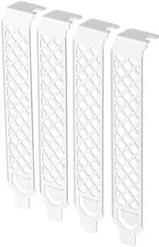 SilverStone Aeroslots Gen 2 PCI Slotblenden, wei&szlig;, 4 St&uuml;ck (SST-AEROSLOTS2W)