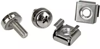 StarTech M5 Schrauben- und K&auml;figmuttern-Set f&uuml;r Serverschrank, silber (CABSCRWM520)