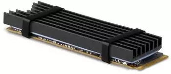 Axagon CLR-M2L6 M.2-SSD-K&uuml;hler passiv, 2280, 6mm, Aluminium, schwarz (CLR-M2L6)