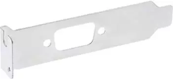 InLine Slotblech mit 9-pol Sub-D Aussparung, Low Profile (33208D)