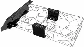 Akasa Verbinder f&uuml;r L&uuml;fter und Hauben (AK-MX304-08BK)