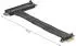 DeLock Riser Karte PCIe 3.0 x1 Stecker zu x16 Slot mit Kabel 30cm (81505)