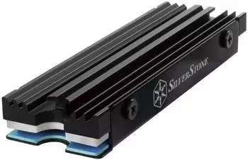SilverStone TP07 M.2 SSD K&uuml;hlkit, Aluminiumlegierung, schwarz (SST-TP07B)