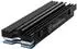 SilverStone TP07 M.2 SSD Kühlkit, Aluminiumlegierung, schwarz (SST-TP07B)