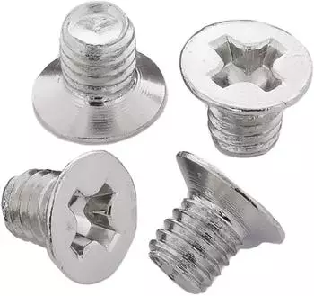 InLine Festplatten-Montageschrauben M3 3mm 100er-Pack silber (77781A)
