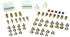 InLine Schraubenset mit Jumper, Klebeklipp etc. (77778)