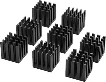QNAP K&uuml;hlk&ouml;rper f&uuml;r M.2 SSD 15x15mm, schwarz, selbstklebend, 8 St&uuml;ck (HS-M2SSD-06)