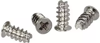 InLine L&uuml;fterschrauben 5,0x10,0mm, silber, 50er-Pack (33371C)