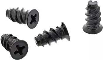 InLine L&uuml;fterschrauben 5,0x10,0mm, schwarz, 50er Pack (33371D)