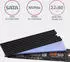 Axagon CLR-M2L3 M.2-SSD-Kühlkörper passiv, 2280, 3mm, Aluminium, schwarz (CLR-M2L3)