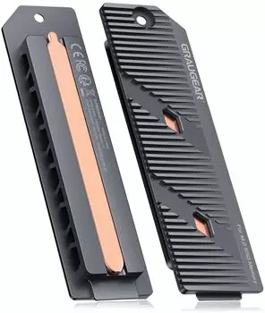Graugear Heatpipe-K&uuml;hler SSD M.2 NVMe f&uuml;r PS5 Slim & Pro (G-PS5HS05+)