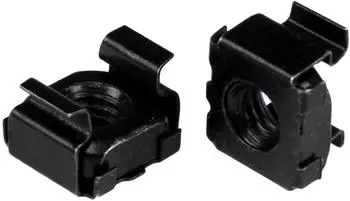 StarTech M5 K&auml;figmuttern, schwarz, 50er-Pack (CABCAGENUTSB)