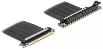 DeLock Riser Karte PCIe 4.0 x16 90° gewinkelt mit Kabel 30cm (81509)