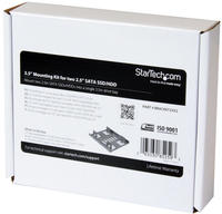 StarTech.com Dual 2,5 SATA Festplatten auf 3,5 Einbauschacht Halterung - 2-fach