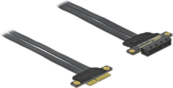 DeLock Riser Karte PCIe x4 zu x4 mit flexiblem Kabel 60 cm (85769)