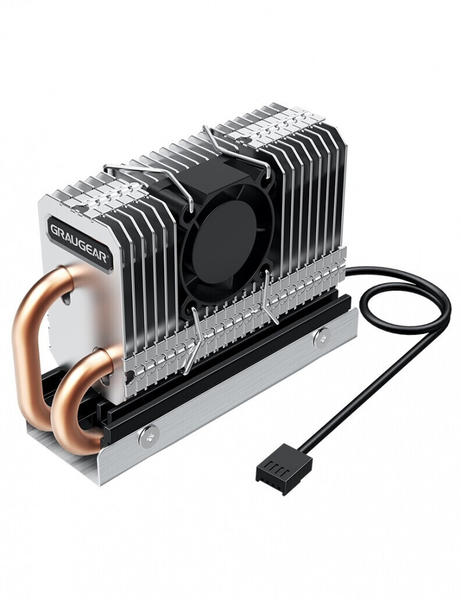 Graugear Heatpipe Kühler für M.2 2280 SSD (G-M2HP04-F)