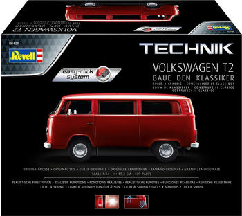 Revell Technik Volkswagen VW T2 1:24, mit Licht und Sound