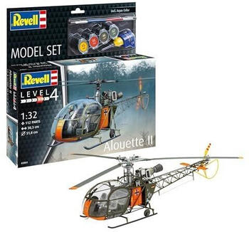 Revell Model Set Alouette II mit Basiszubehör 1:32 (63804) Revell Model Set Alouette II mit Basiszubehör 1:32 (63804)