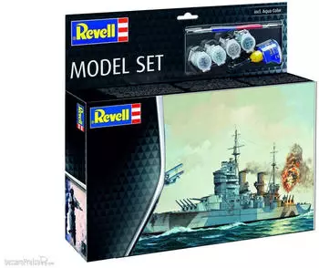 Revell Model Set Battleship HMS Duke of York 1:1200 (65182)