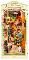getDigital 21727, getDigital Book Nook Blumenladen, Holzbausatz, 164 Teile,