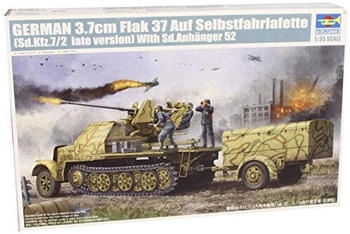 Trumpeter German 3,7 cm Flak 37 auf Selbstfahrlafette Sd.Kfz. 7/2 late version (1526)