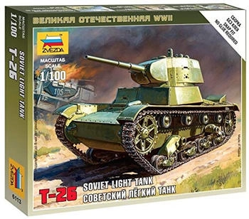 Zvezda Soviet Light Tank T-26 (6113)