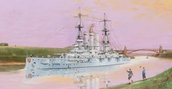 Trumpeter Schleswig-Holstein Batteship 1908 (05355)
