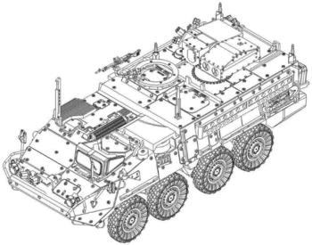 Trumpeter M1134 Stryker Anti Tank guide missile ATGM (07425) Trumpeter M1134 Stryker Anti Tank guide missile ATGM (07425)