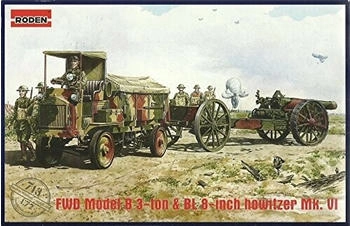 Roden FWD Model B 3-ton & BL 8-inch howitzer Mk. VI (713)