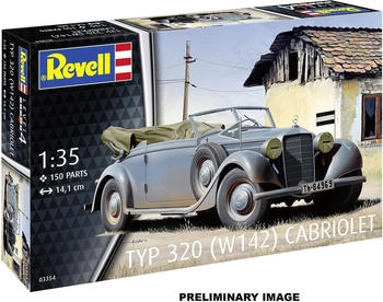 Revell Typ 320 (W142) Cabriolet (63354)
