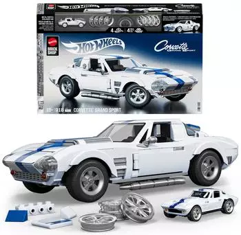 Mattel Brick Shop Hot Wheels Corvette Grand Sport (JGR31)