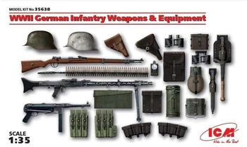ICM WWII German Infantry W&E 100% new molds (35638)