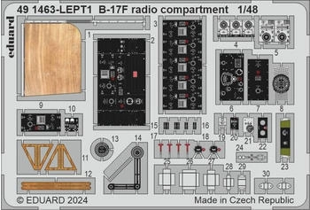 Eduard 1/48 cockpit (B-17F)
