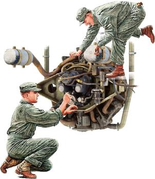 Carson W670 Engine US Tank Repair Crew 1:35 MiniArt (550035461)