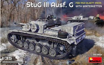 Carson StuG III Ausf G Feb 1943 Alkett Prod. with Winter Tracks 1:35 MiniArt (35362)