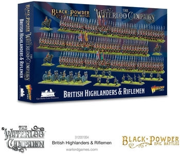 Warlord Games & Riflemen Epic Battles British Highlanders Powder (Black)