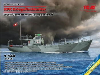 ICM new molds) 1:144 KFK Kriegsfischkutter WWII German multi-purpose boat (100% (S.012)