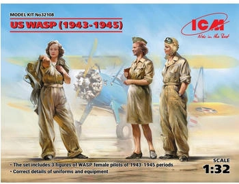 ICM (3 figures) WASP 1943-1945 1:32 US (32108)