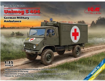 ICM Military Ambulance 1:35 Unimog S 404 German (35138)