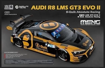 Meng Model II B-Quick CS-011 1:24 Audi R8 LMS GT3 EVO (MODEL)