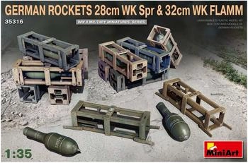 MiniArt WK Flamm Rockets 28cm WK Spr & 32cm 1:35 German (35316)