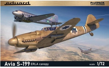 Eduard canopy Profipack 70152 1:72 Avia S-199 ERLA KITS (PLASTIC)