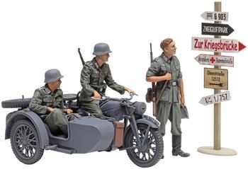 Tamiya (3 Figuren) Seitenwagengespann KS600 1:35 Deutscher (300035384)