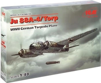 ICM Ju 88A-4 Torp/A-17 WWII German Torpedo Plane (48236)