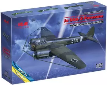 ICM German aircraft 1:48 Ju-88A-8 Paravane WWII (48230)