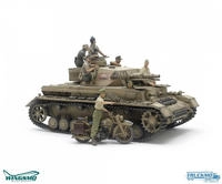 TAMIYA 300025208, TAMIYA 300025208 1:35 Dt. PzKpfw.IV Ausf.F m. Krad DAK