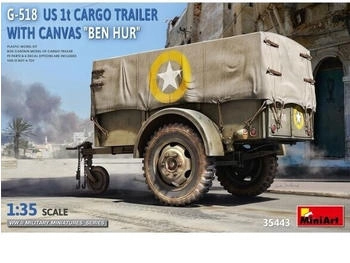 MiniArt Ben Hur 1:35 US 1to. Cargo Trailer (550035443)